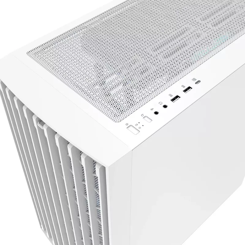 MODECOM BREEZE ARGB Flow MIDI PC-Gehäuse, ATX, USB 3.0 ×2 + USB-C, weiß