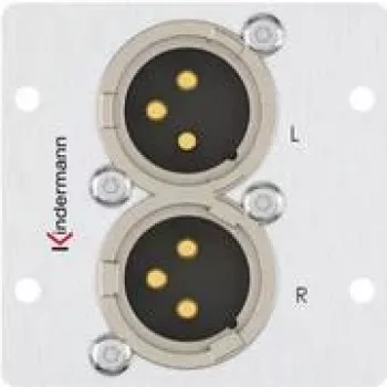 XLR-Steckdose Kindermann 7444000578