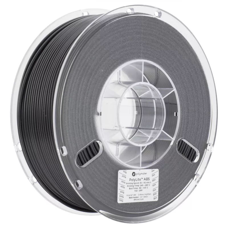 Filament für 3D-Druck Polmask ABS 1,75 mm Schwarz 1 kg