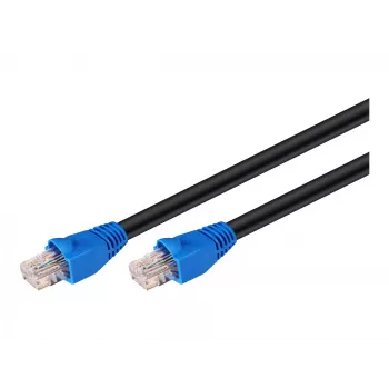 Goobay Cat 6 U/UTP 40m Netzwerkkabel (UTP) - Schwarz (40m, RJ-45, RJ45, CAT6 U/UTP Patchkabel (UTP), Schwarz)