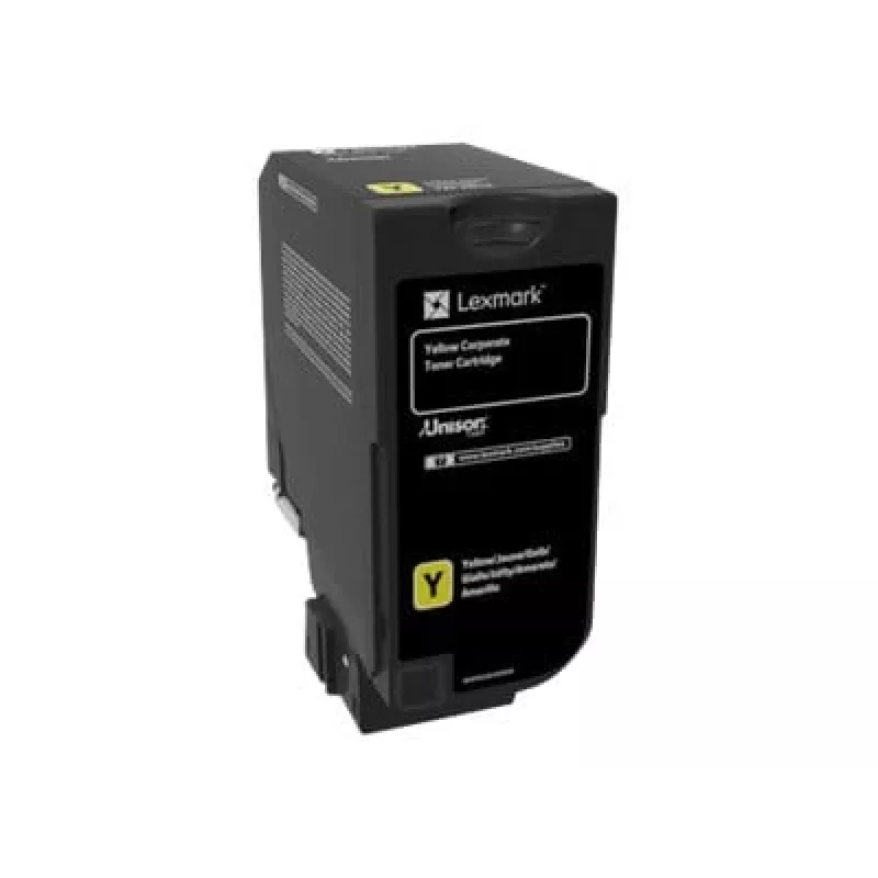 Lexmark 74C20YE Corporate-Tonerkartusche für CS720/CS725/CX725, Gelb, 3000 Seiten