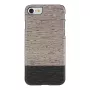 Man&Wood Lattis Hülle für iPhone 7/8, Schwarz
