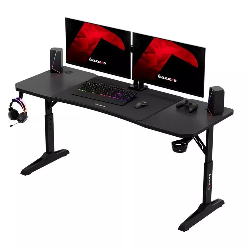 Huzaro Hero 4.6 Schwarz gaming desk