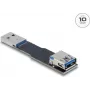 Gender-Adapterkabel DELOCK 67420 — USB Typ-A auf Typ-A, Schwarz