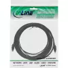 InLine Optisches Audiokabel Toslink Stecker/Stecker, 15 m, Schwarz (89916)