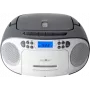 Reflexion RCR2260 tragbare CD-Boombox, Weiß/Grau