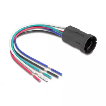 Delock 90792 Buchse für 19 mm 5-Pin Drucktaster oder Schalter
