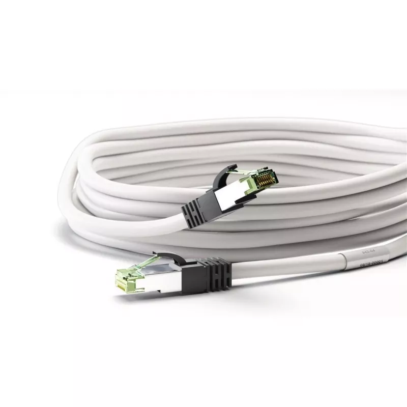 Wentronic 55127 - 5 M - Cat8.1 - S/FTP (S-STP) - RJ-45 - RJ-45 - Weiß