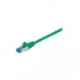 Wentronic Goobay CAT 6a Patchkabel, S/FTP (PiMF), Grün, 1 m - LSZH halogenfrei, Kupfer (93681)