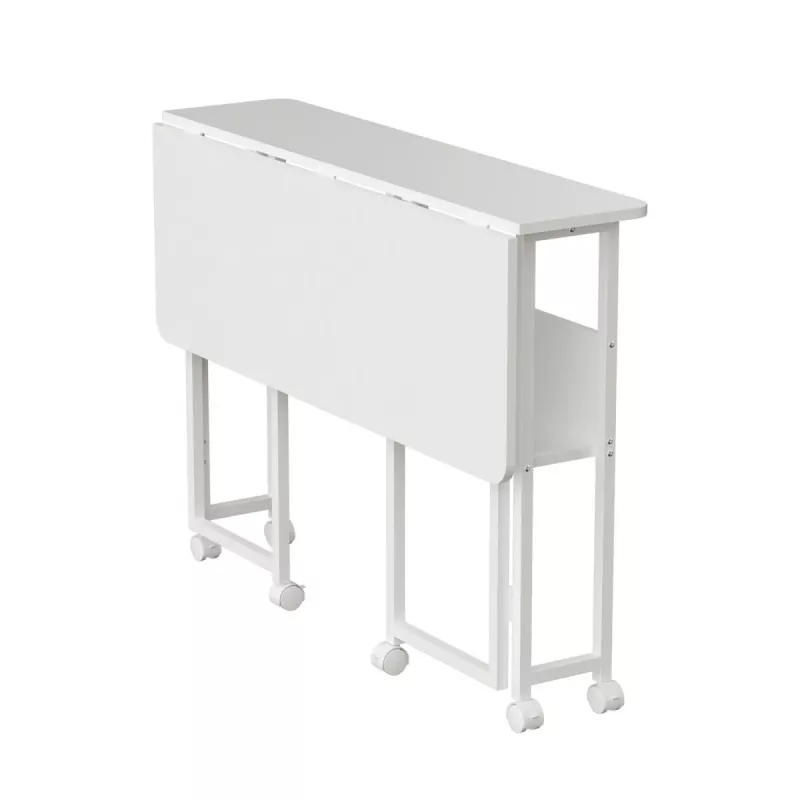 Maclean mobiler Schreibtisch weiß MC-126W 50kg