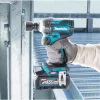Makita TW004GZ XGT 40-V-Akku-Schlagschrauber, 1/2 Zoll, 3200 U/min, 350 Nm, ohne Akku und Ladegerät, Blau/Schwarz