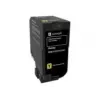 Lexmark 74C20Y0 Tonerkartusche, gelb, 3000 Seiten