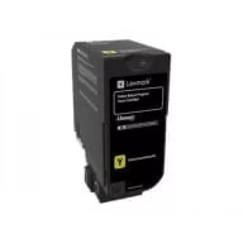Lexmark 74C20Y0 Tonerkartusche, gelb, 3000 Seiten