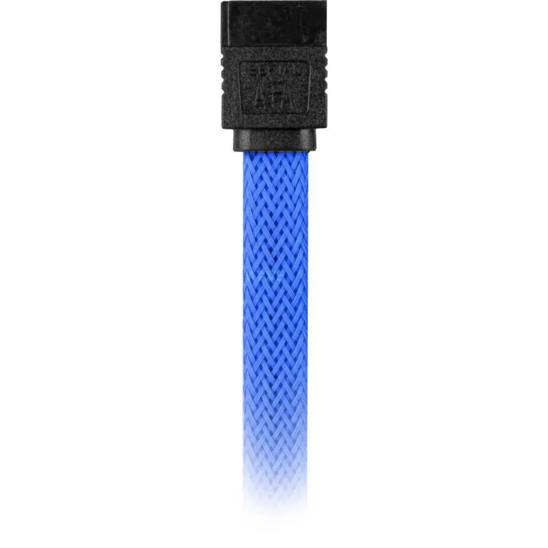 SATA-Kabel Sharkoon SATA 3 0,3 m 7-polig Schwarz Blau