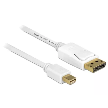 DisplayPort-Kabel DeLOCK 83484 Mini DisplayPort 5 m Weiß