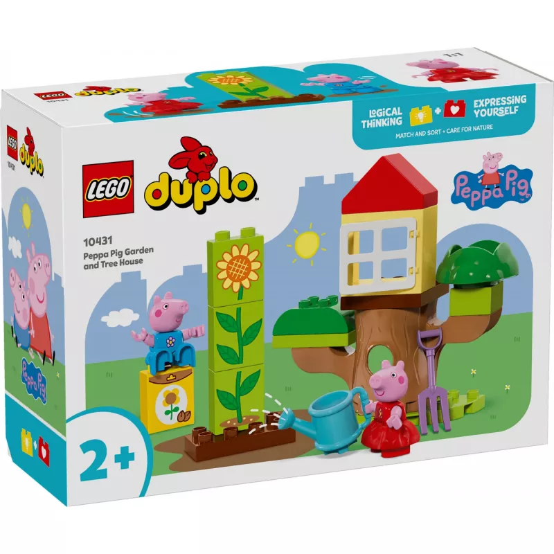 Lego 10431 Duplo Peppa Pig Garten und Baumhaus Spielset