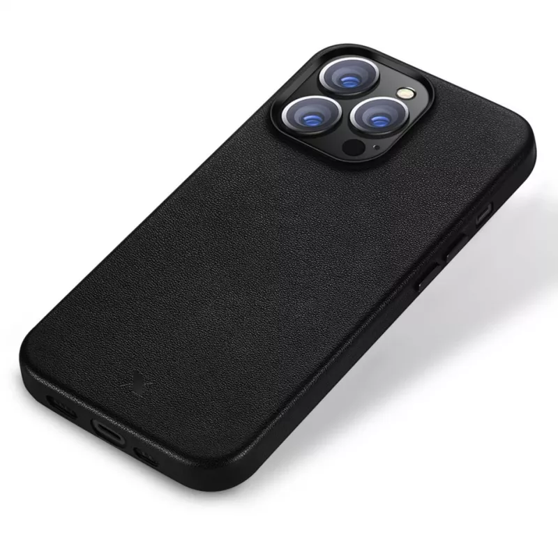 nevox StyleShell PRO MagSafe Leder iPhone 16 Pro Max sch