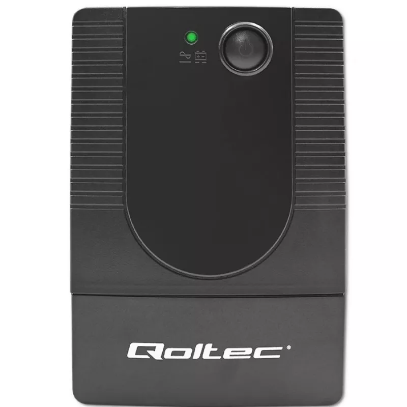 Qoltec 53772 USV (unterbrechungsfreie Stromversorgung) Line-Interactive 0,65 kVA 360 W 1 AC-Ausgang
