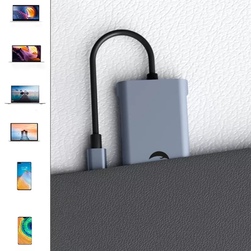 USB-C 11-in-1 Adapter Hawk HW-HUB1101 — Multiport-Hub mit 11 Anschlüssen