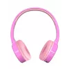 Denver BTH-106P Kinder-Over-Ear-Kopfhörer, kabelgebunden und kabellos (Bluetooth), Pink