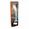 Media-Tech MT222 Leditou LED-Schreibtischlampe mit 15-W-Qi-Ladestation, Uhr, Wecker, Thermometer, weiß