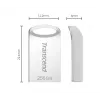 USB-Stick 256GB Transcend JetFlash 710 USB3.1 Silber