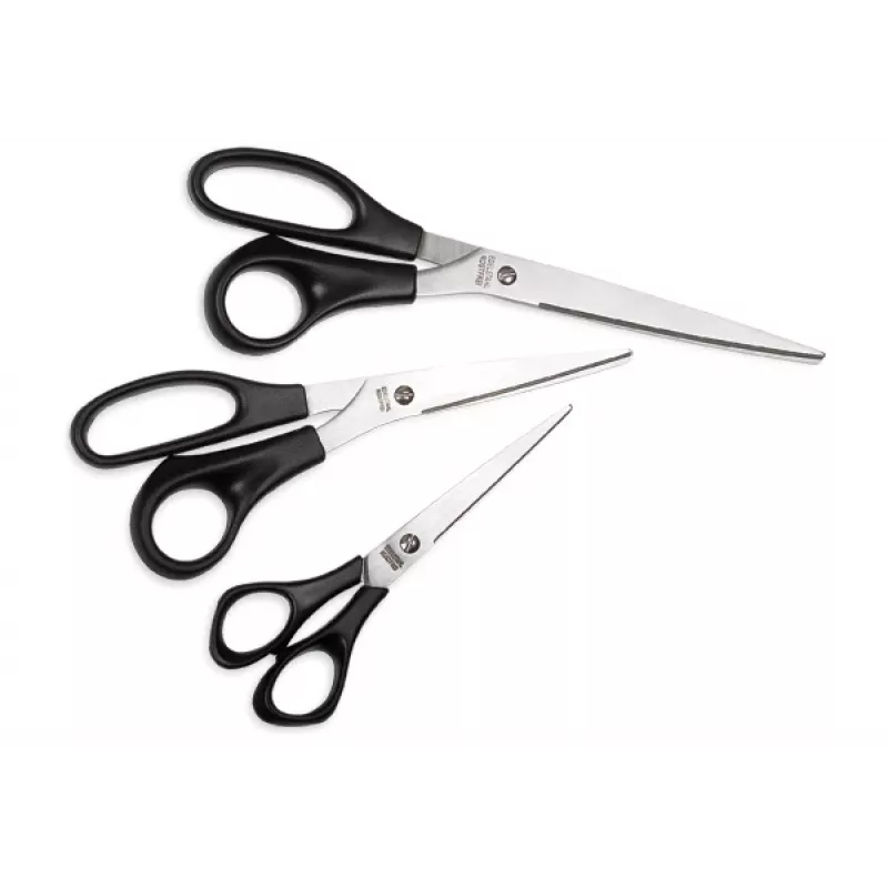 Schere Forpus FO60603 Universal Gerader Schnitt Schwarz Edelstahl
