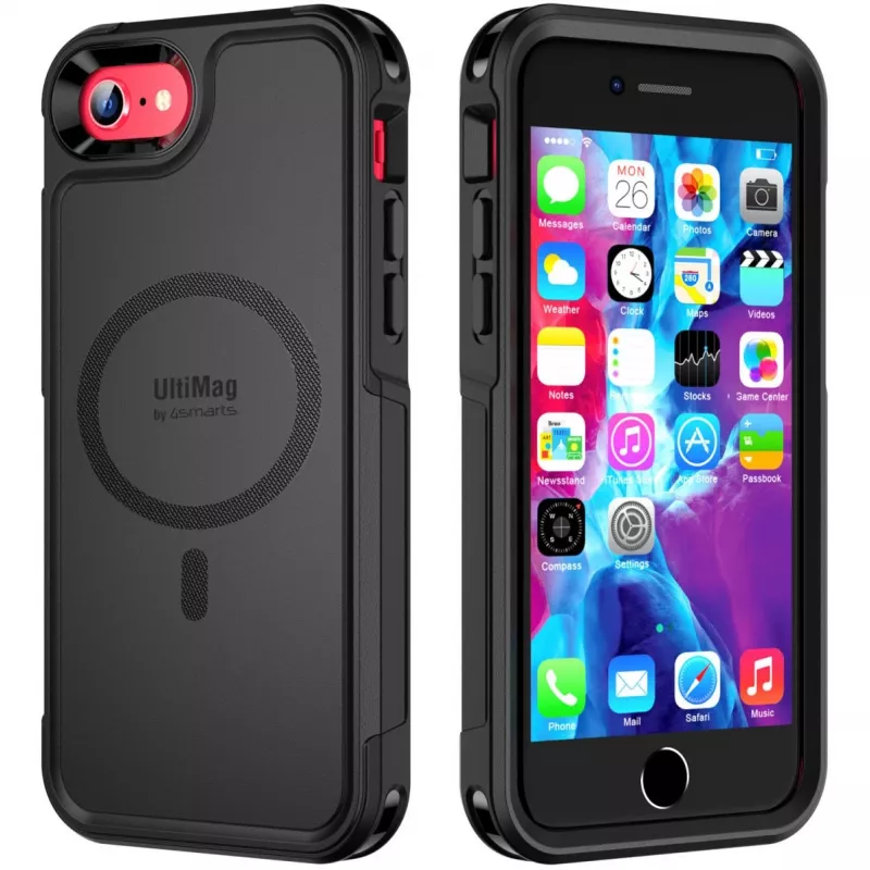 4smarts 452042 - Hülle - Apple - iPhone SE3 / SE2 / 8 / 7 - 11,9 cm (4.7 Zoll) - Schwarz