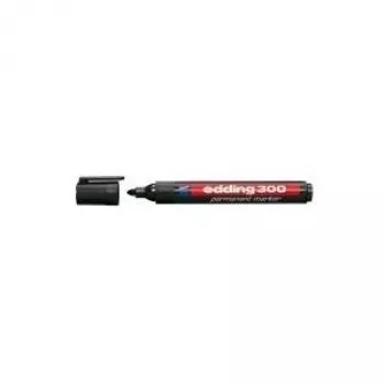 Permanentmarker Edding 300 Schwarz 10 Stück