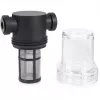 Alphacool ES Big Inline Partikelfilter 2x G1/4 IG, Schwarz/Transparent (29145)