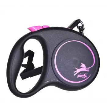 Flexi Black Design S 5 m Hunde-Automatikleine