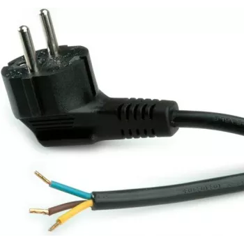 ROLINE - Stromkabel - CEE 7/7 (SCHUKO) (M) an ohne Stecker - AC 230 V - 16 A - 3 m - Schwarz (19.08.1111)