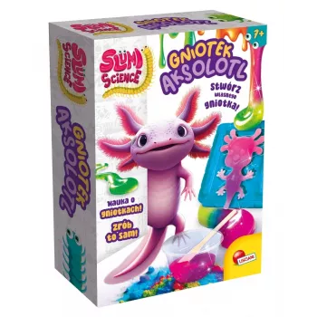 Handsqueezer Liscianigiochi Slumi Science Axolotl Modell 304-PL110322 für pädagogisches Spielen