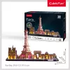 3D Puzzle CubicFun City Line Paris LED 115 tlg.