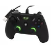 Esperanza EGG110K Vanquisher kabelgebundenes USB-Gamepad für PC/PS3, Vibration, 12 Tasten, 2 Analogsticks, schwarz/grün