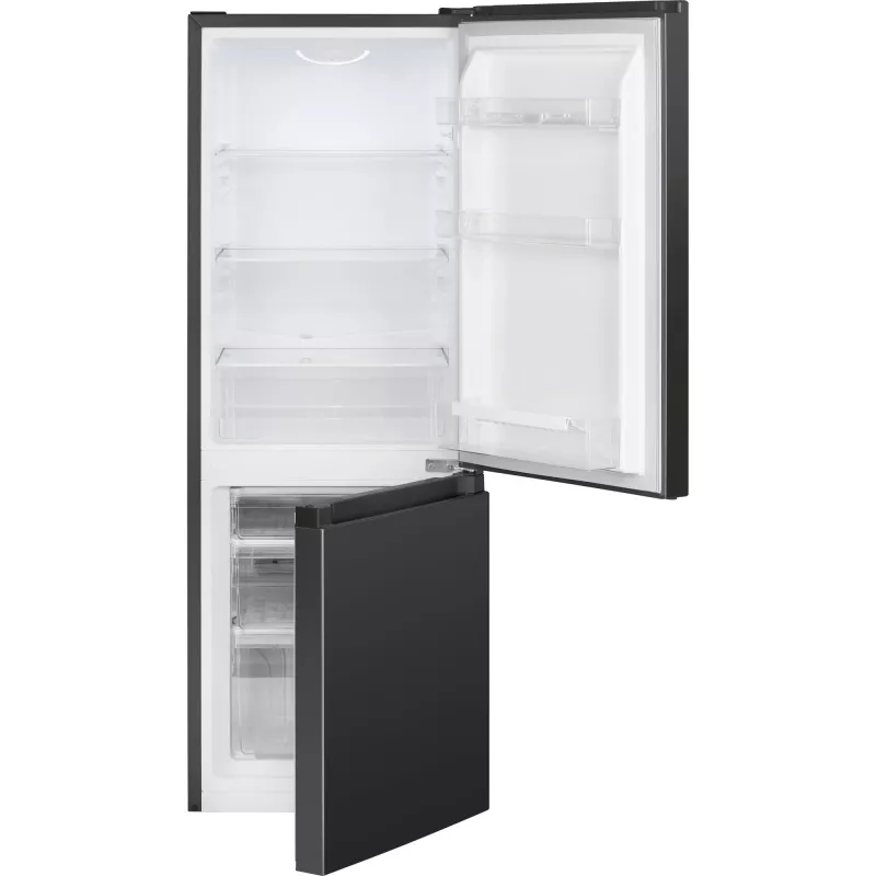 Freistehender Kühlschrank BOMANN KG 320.2, 165 l Gesamtvolumen (Kühlteil 122 l, Gefrierteil 43 l), Schwarz, Energieklasse E, 143 cm
