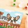 Malset Ravensburger CreArt – Hunde und Katzen (Malen-nach-Zahlen-Set)