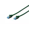 Netzwerkkabel Digitus CAT 5e SF/UTP RJ-45 0,5 m Grün