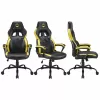 PC-Gaming-Stuhl Subsonic SA5642-B1 gepolsterte Sitzfläche Schwarz Gelb 120 kg