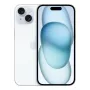 Apple iPhone 15 Smartphone 6,1" (15,5 cm) OLED, Dual SIM, A16, 128 GB, 48 MP Dual-Kamera, iOS 17, 171 g, Blau (Indien-Version)
