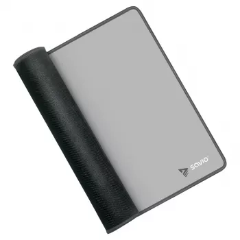 Gaming-Mauspad SAVIO Turbo Dynamic XL — Grau, 900×400 mm, 3 mm dick, genähte rutschfeste Stoffoberfläche