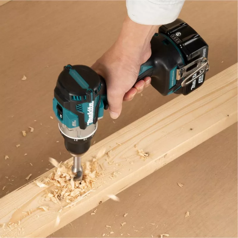 Makita DDF489RTJ Akku-Schrauber/Schlagschrauber 1800 U/min Schwarz, Blau, Stahl