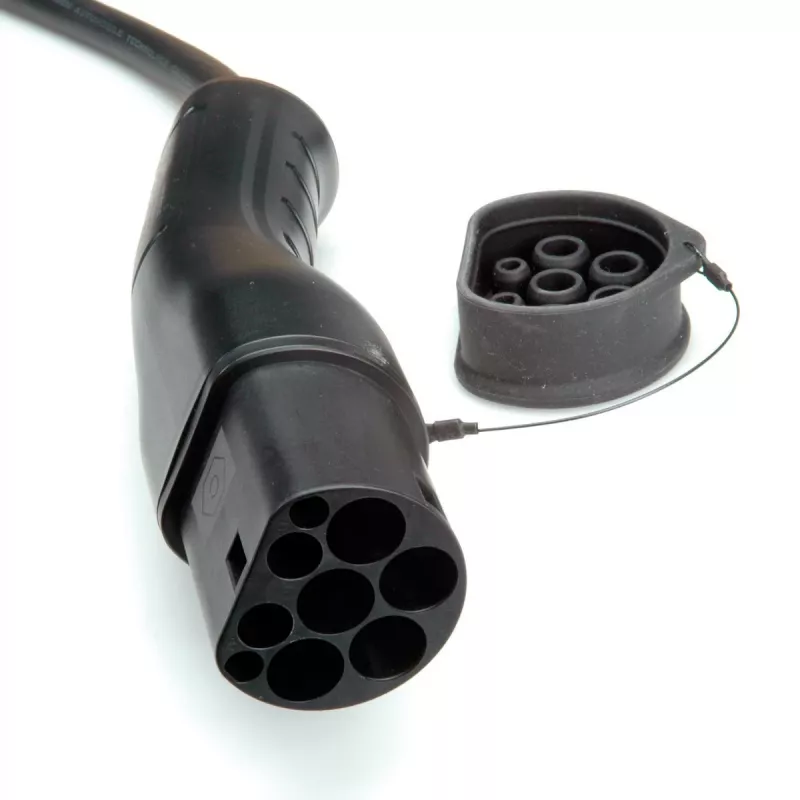 Elektrofahrzeug-Ladekabel ROLINE Typ 2 auf Typ 2 7,5 m — 22 kW, 32 A, 480 V