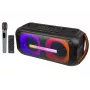 BLOW DJBOX 30-392# Bluetooth-Lautsprecher 250 W mit Fernbedienung und Mikrofon, USB, microSD, AUX, TWS, integrierter Akku, schwarz