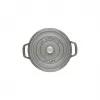 Staub La Cocotte rund 26 cm, Gusseisen, Graphitgrau