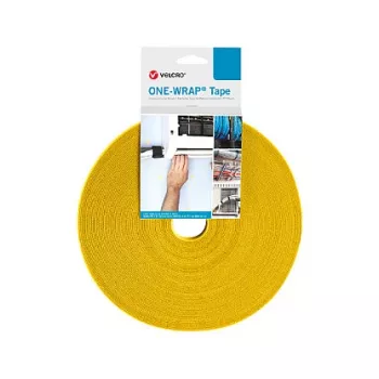 VELCRO One Wrap Band 25m 10mm Gelb VEL-OW64104