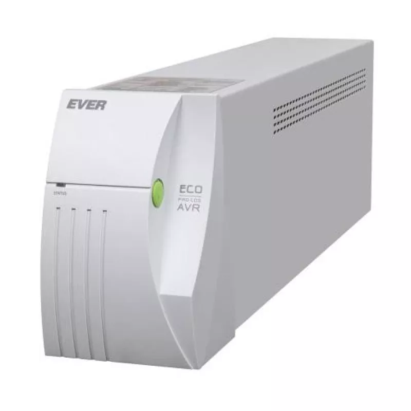 Ever ECO Pro 1200 AVR CDS Line-Interactive-USV, 1,2 kVA / 780 W, 2 Schuko-Steckdosen, Tower