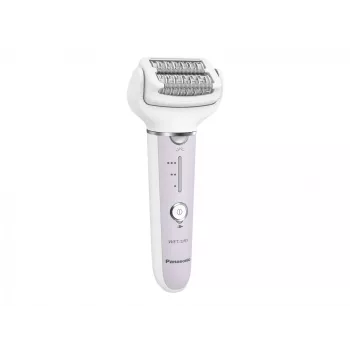 Epilierer Panasonic ES-EY30A – 60 Pinzetten, 3 Geschwindigkeiten, Nass & Trocken, batteriebetrieben, weiß/lila