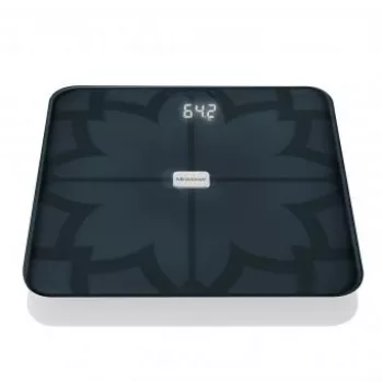 Medisana BS 450 Körperanalysewaage, Max 180kg, Schwarz, Bluetooth, ITO-Sensoren (40510)