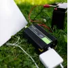 Wechselrichter Green Cell INV10 2000 W, 12 V DC auf 230 V AC, Typ-C-Ausgang, 50 Hz, schwarz